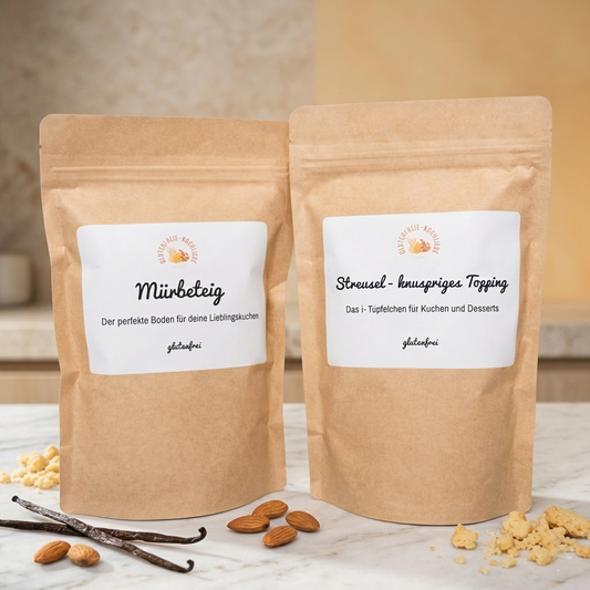 Glutenfreie Backmischung für Mürbeteig & Streusel