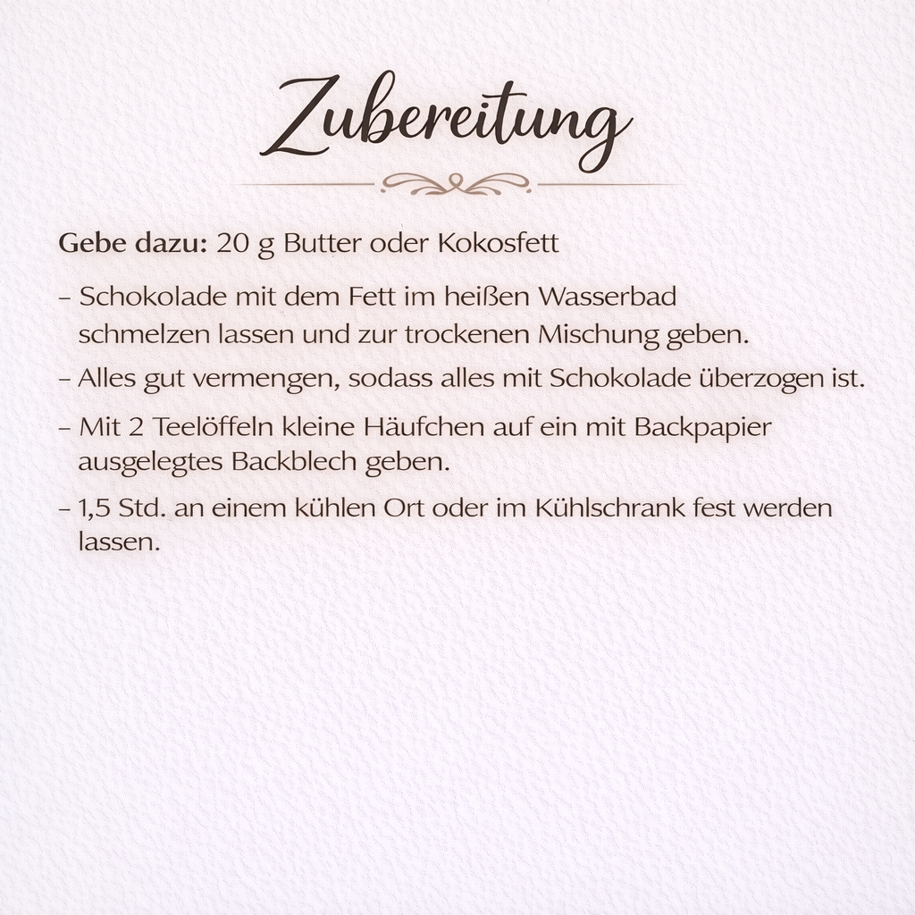 Glutenfreie Schoko Crossies – 3 Sorten