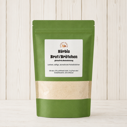 Glutenfreies Kürbisbrot-oder Brötchen-Backmischung