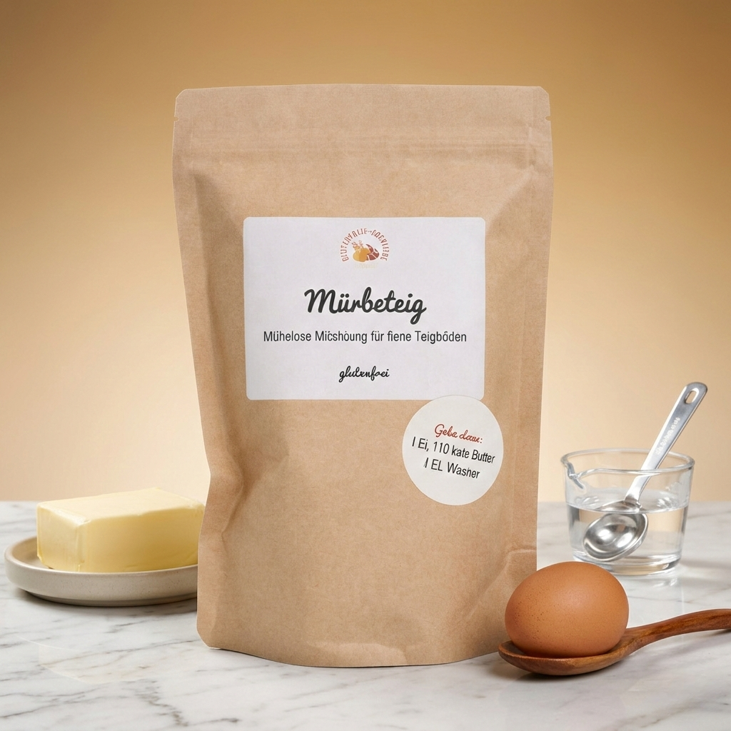 Glutenfreie Backmischung für Mürbeteig