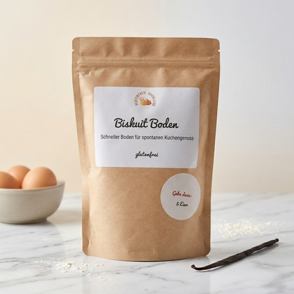 Biskuitteig - glutenfreie Backmischung