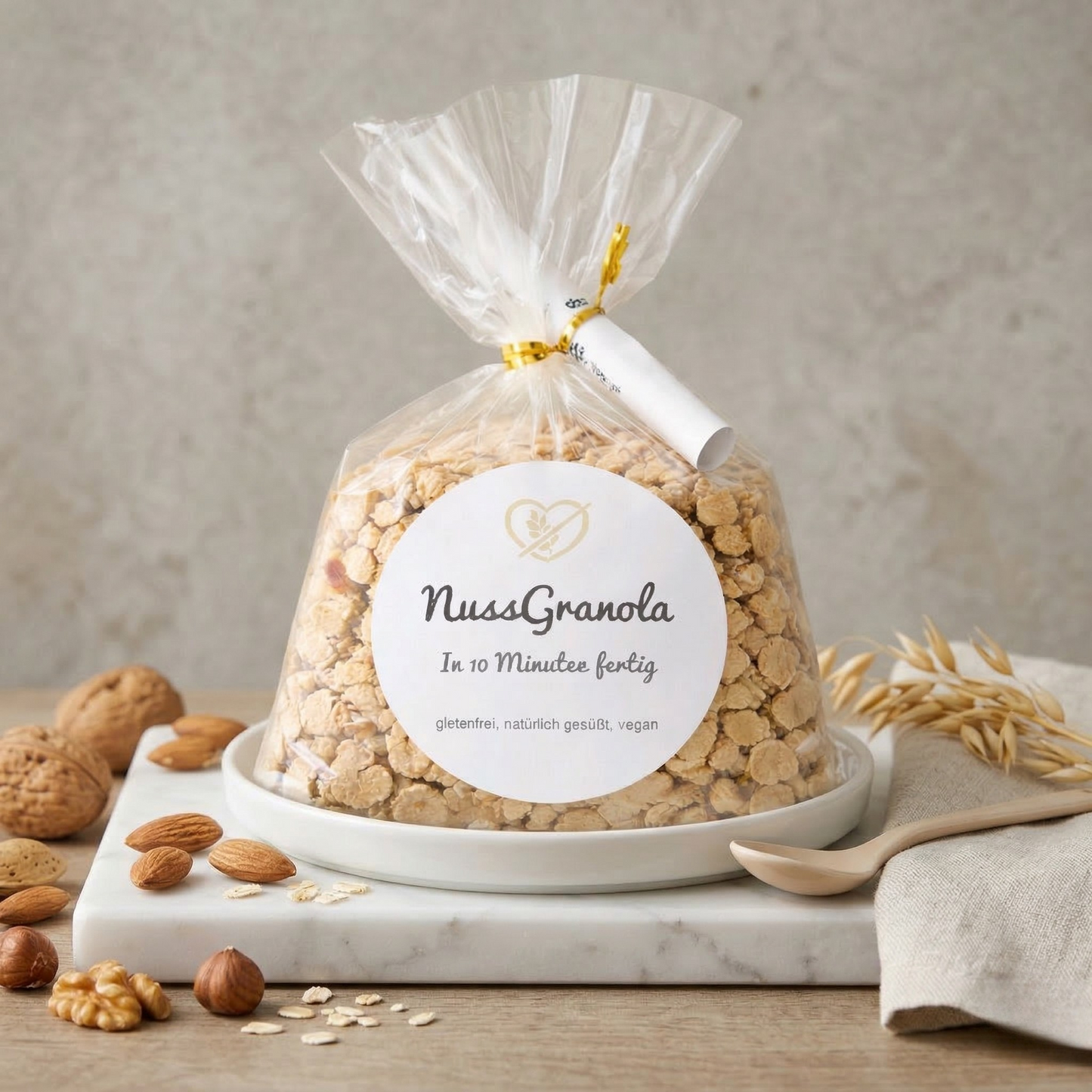 Glutenfreie Granola - Nuss Mischung zum selber machen