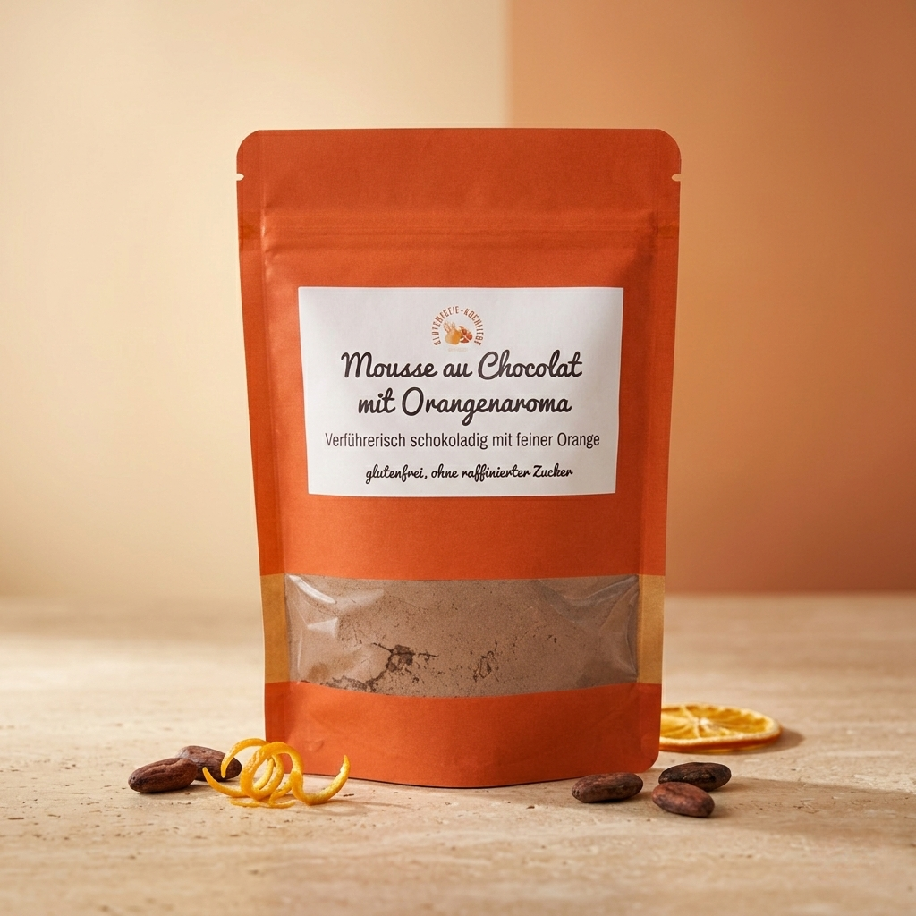 Mousse au Chocolat mit Orangenaroma Dessert Mischung
