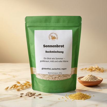 Glutenfreie Backmischung für Sonnenbrot