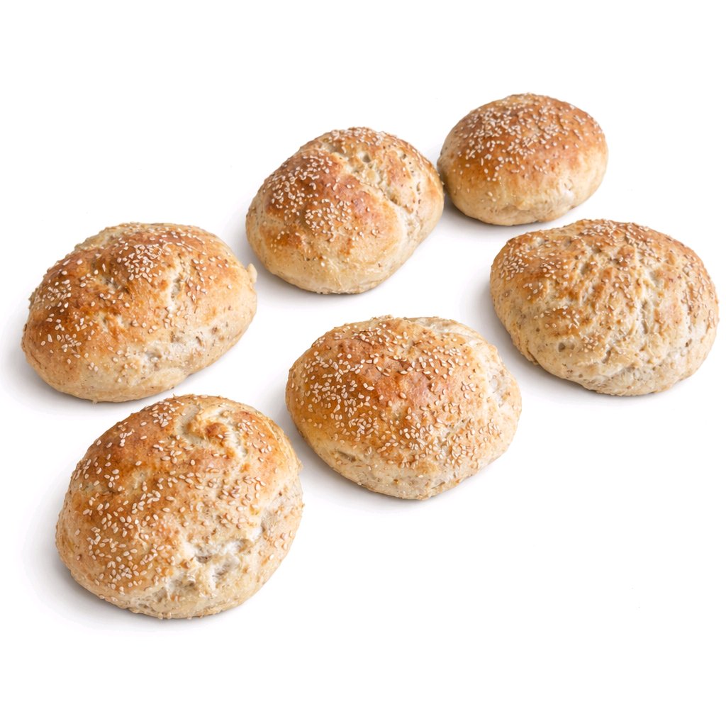 Glutenfreie Backmischung für Burger Brötchen