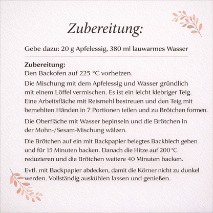 Glutenfreie Backmischung für Landhausbrötchen