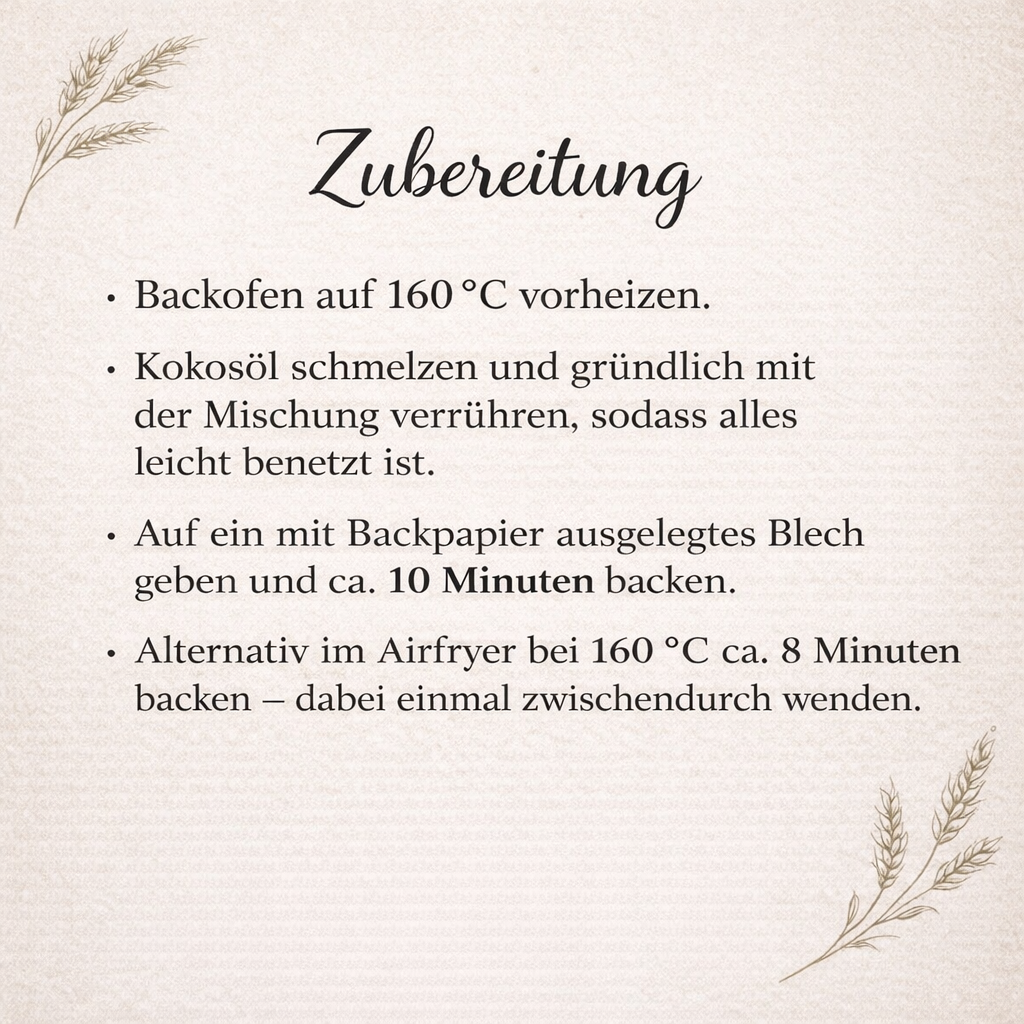 Glutenfreie Granola - Nuss Mischung zum selber machen