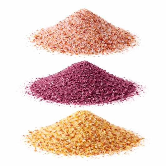 3 er Set kleine Salzgläser