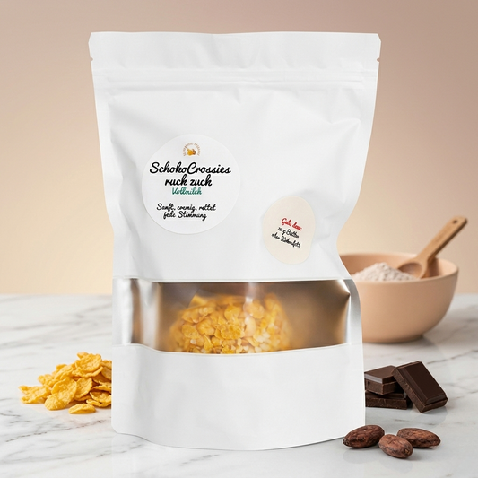 Schoko Crossies “ruckzuck” Vollmilch - glutenfreie Backmischung