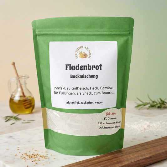 Fladenbrot - glutenfreie Backmischung