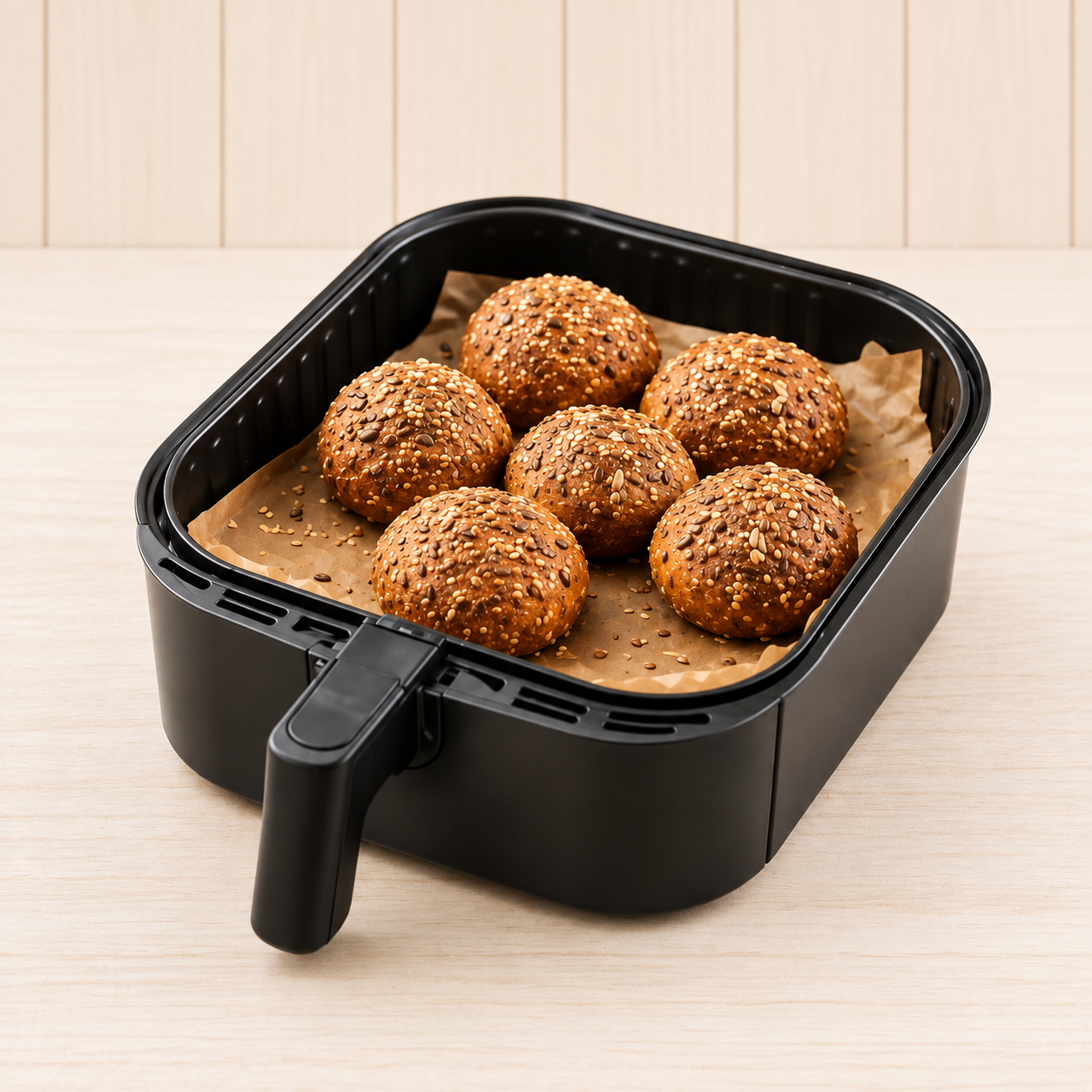 Glutenfreie Backmischung für RuckZuck-Brötchen im Airfryer oder Backofen