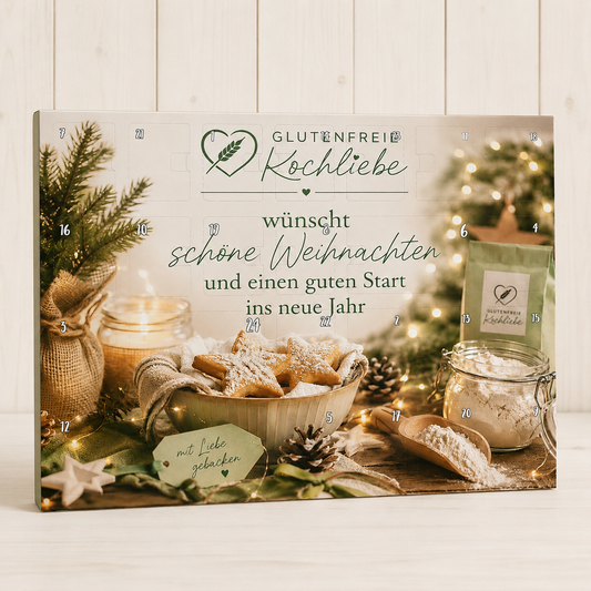 Glutenfreier Weihnachtskalender - 24 Tage glutenfreie Weihnachtsfreude & Überraschung