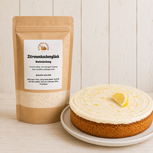 Glutenfreie Backmischung für Zitronenkuchen