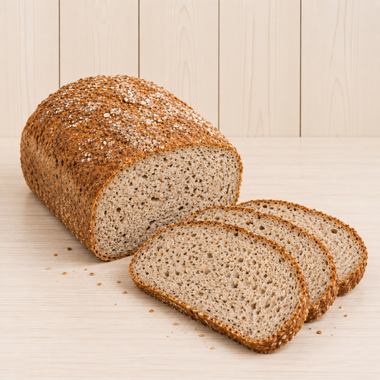 Glutenfreie Backmischung Buchweizenbrot - kräftig, saftig & herrlich unkompliziert