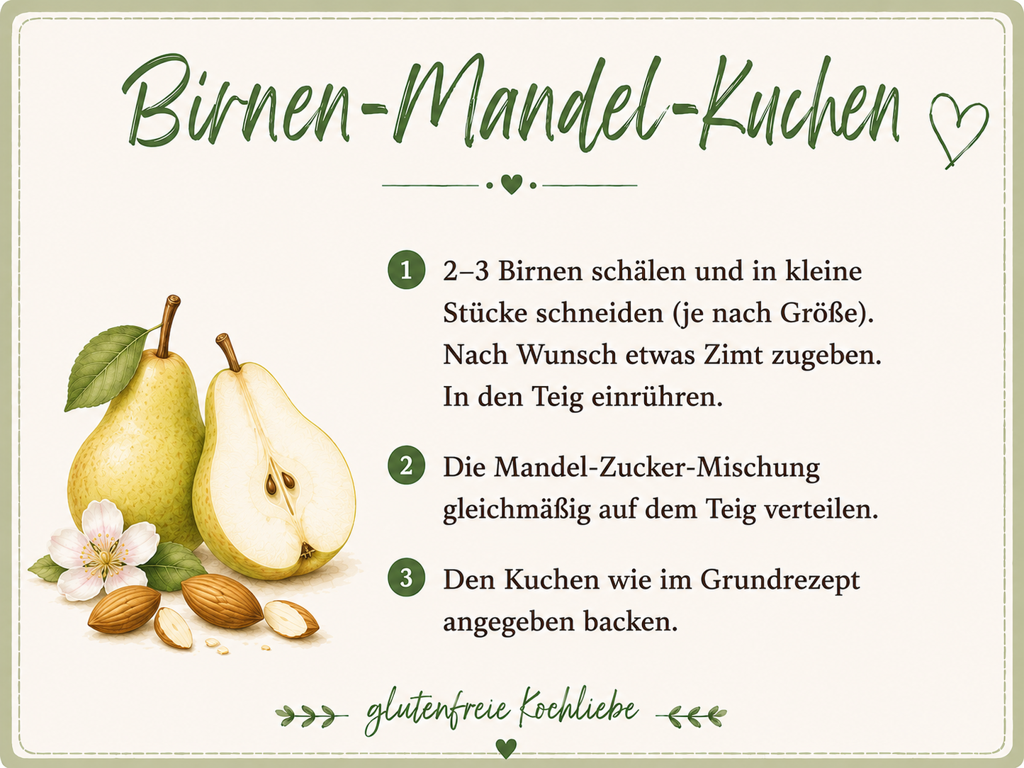 glutenfreie Backmischung  Kuchen - ein Kuchen - 13 verschiedene Kuchen