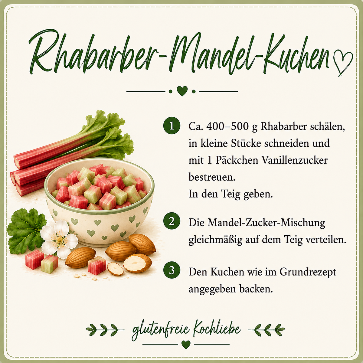 glutenfreie Backmischung  Kuchen - ein Kuchen - 13 verschiedene Kuchen