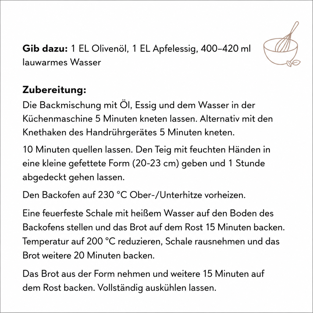 Glutenfreie Backmischung Buchweizenbrot - kräftig, saftig & herrlich unkompliziert
