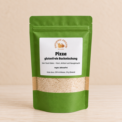 Glutenfreie Pizza Backmischung – für 2 Personen