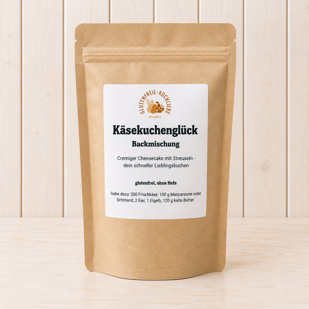 Glutenfreie Backmischung für Käsekuchen