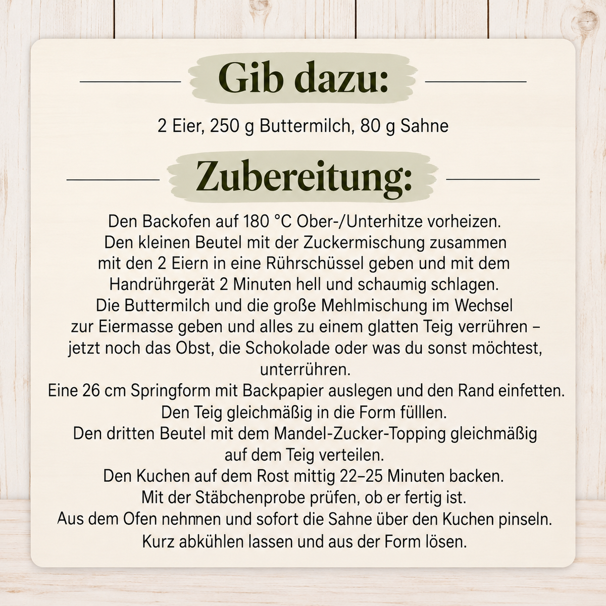 glutenfreie Backmischung  Kuchen - ein Kuchen - 13 verschiedene Kuchen
