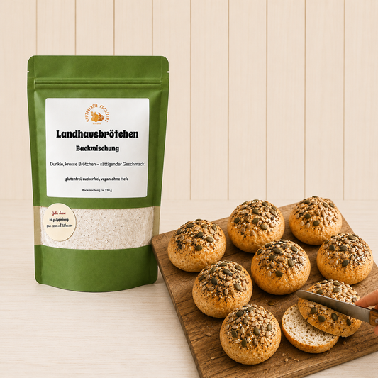 Glutenfreie Brötchen Backmischung – Landhausbrötchen