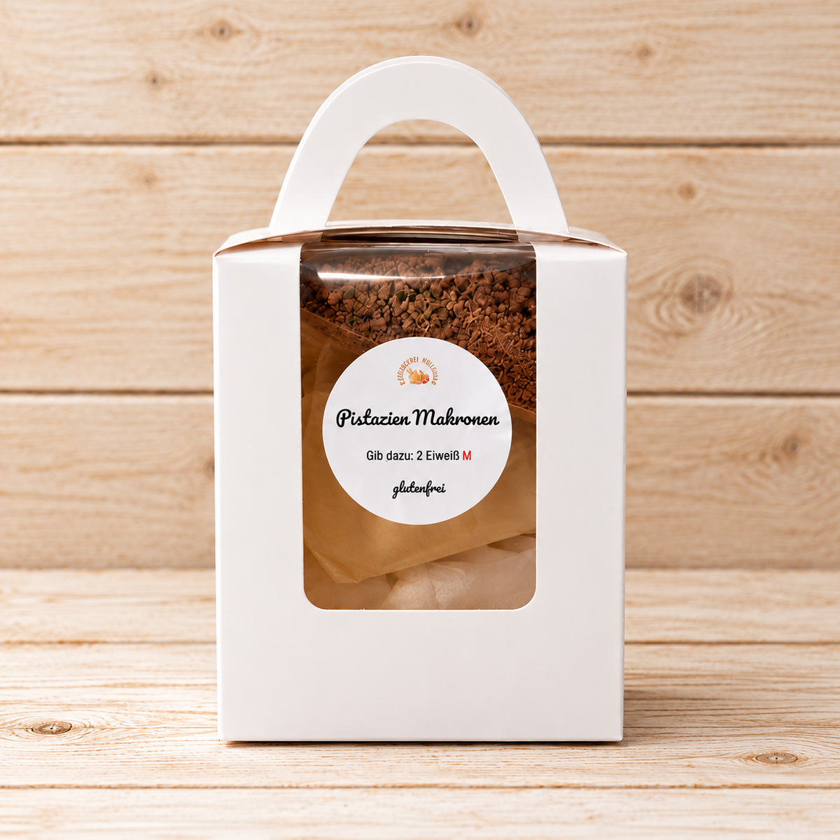 Glutenfreie Pistazien Makronen - Backmischung