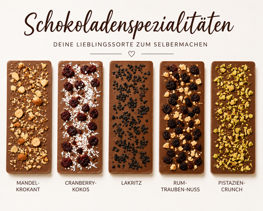 Glutenfreie Schokoladenspezialitäten - deine Lieblingssorte zum Selbermachen