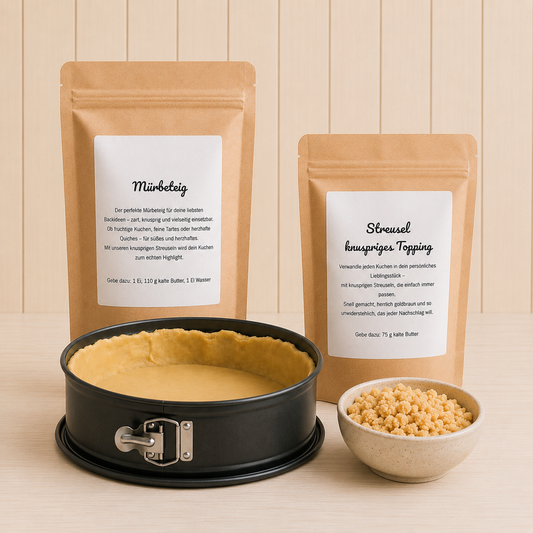 Glutenfreie Backmischung für Mürbeteig & Streusel