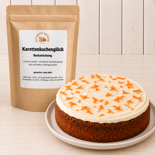 Glutenfreie Backmischung für Karottenkuchen