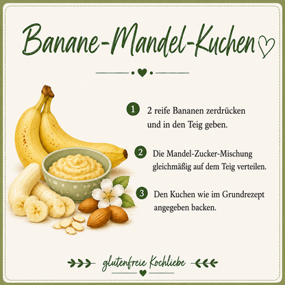 glutenfreie Backmischung  Kuchen - ein Kuchen - 13 verschiedene Kuchen