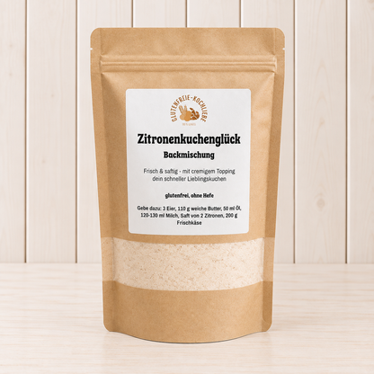 Glutenfreie Backmischung für Zitronenkuchen