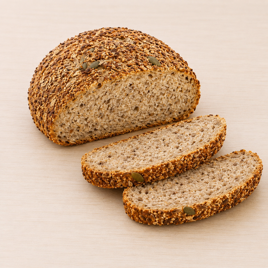 Glutenfreies Brot Probierpaket – 3 Backmischungen - Zwiebelbrot, Walnussbrot, RuckZuck Brot