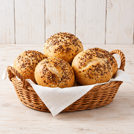 Glutenfreies Brötchen Trio – 3 Backmischungen-Landhaus, Laugen & RuckZuck Brötchen