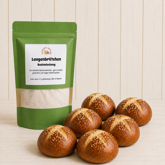Glutenfreie Brötchen Backmischung - Laugenbrötchen