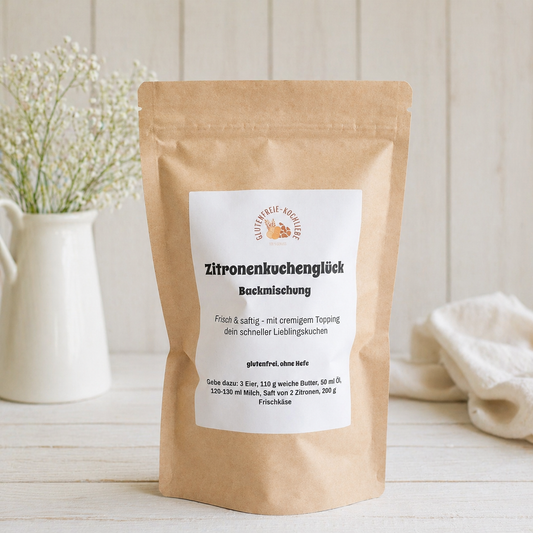 Glutenfreie Backmischung für Zitronenkuchen
