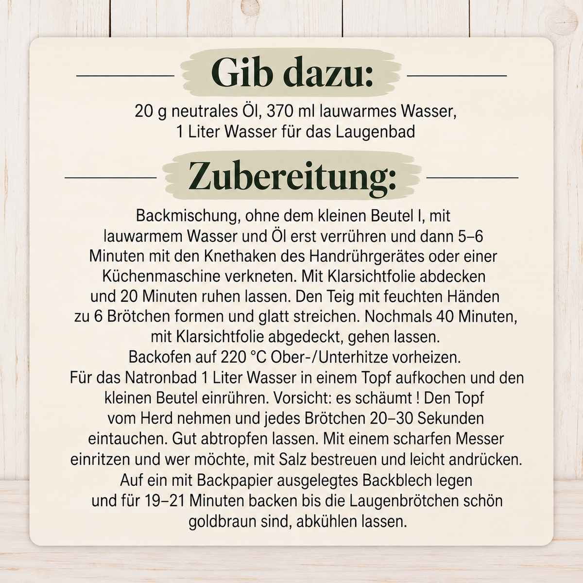 Glutenfreie Brötchen Backmischung - Laugenbrötchen