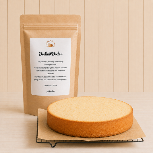 Glutenfreie Backmischung für Biskuitteig