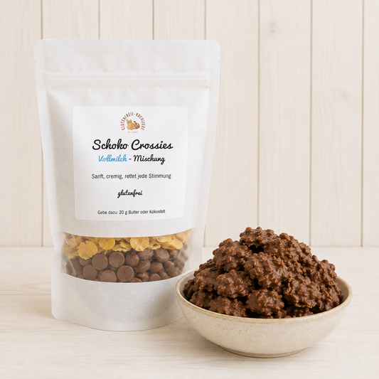Glutenfreie Schoko-Crossies Vollmilch Mischung
