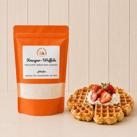 Glutenfreie Waffeln - Backmischung