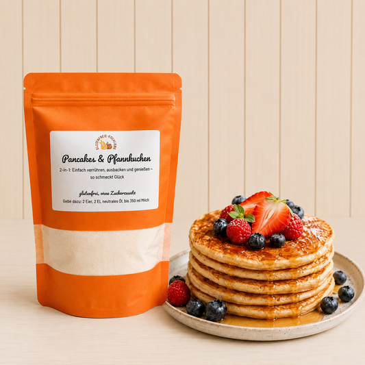 Glutenfreie Pancakes/Pfannkuchen - Backmischung