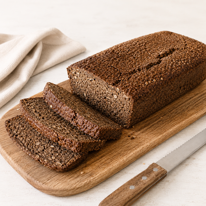 Glutenfreie Backmischung für Schwarzbrot