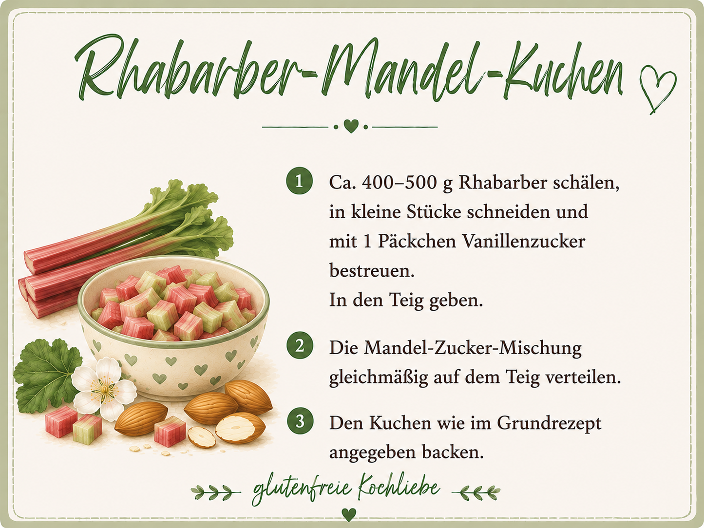 glutenfreie Backmischung  Kuchen - ein Kuchen - 13 verschiedene Kuchen