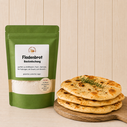 Glutenfreie Backmischung für Fladenbrot