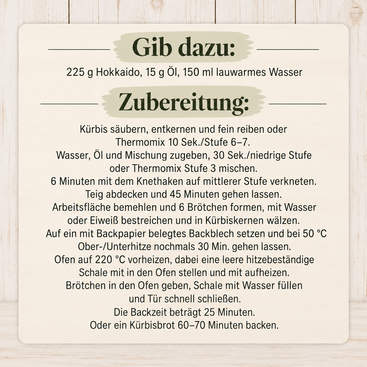 Glutenfreies Kürbisbrot-oder Brötchen-Backmischung