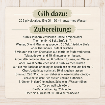 Glutenfreies Kürbisbrot-oder Brötchen-Backmischung