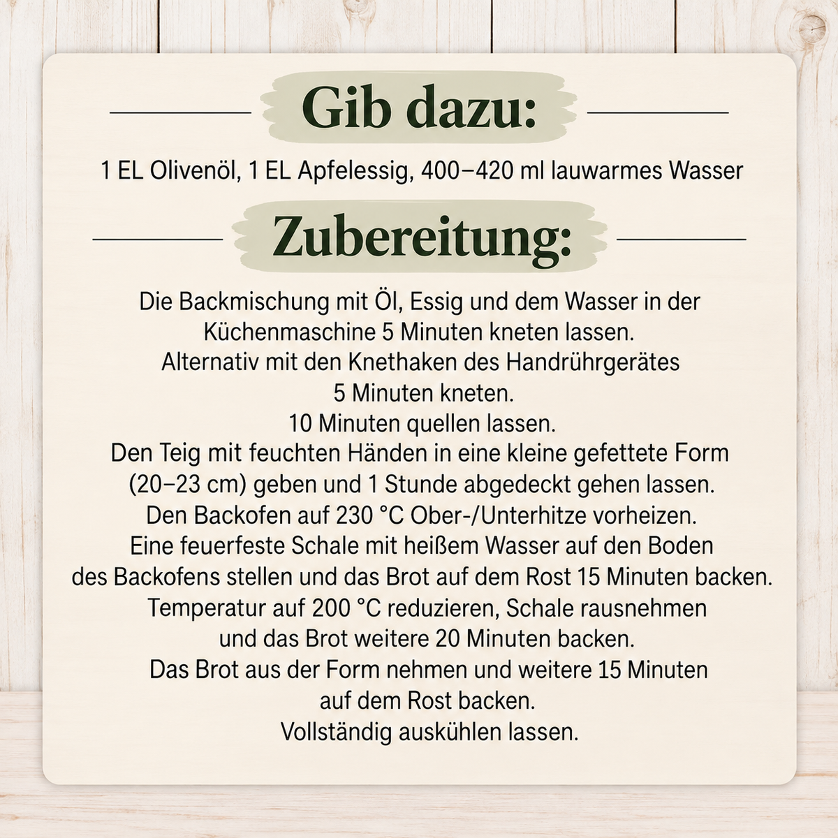Glutenfreie Backmischung Buchweizenbrot - kräftig, saftig & herrlich unkompliziert
