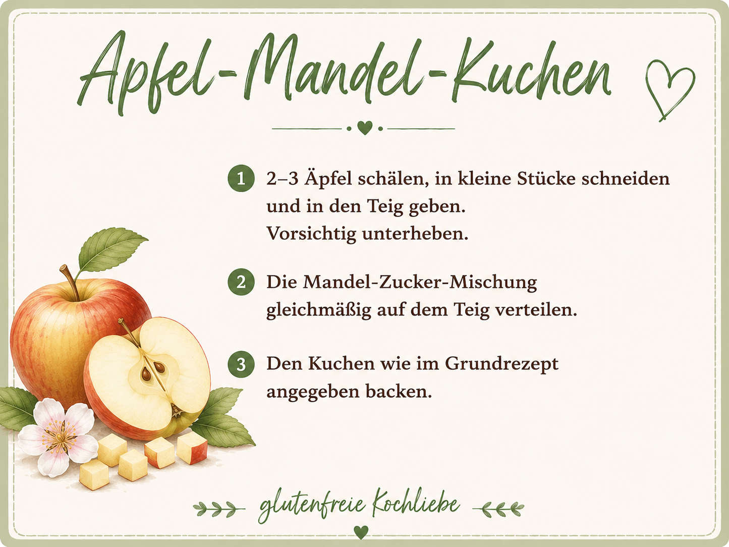 glutenfreie Backmischung  Kuchen - ein Kuchen - 13 verschiedene Kuchen