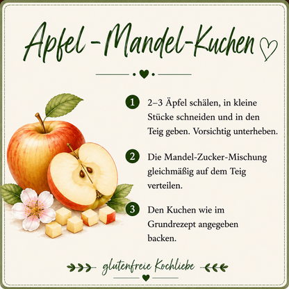 glutenfreie Backmischung  Kuchen - ein Kuchen - 13 verschiedene Kuchen