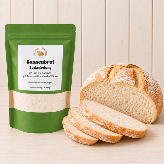 Glutenfreie Backmischung Sonnenbrot – mildes Alltagsbrot