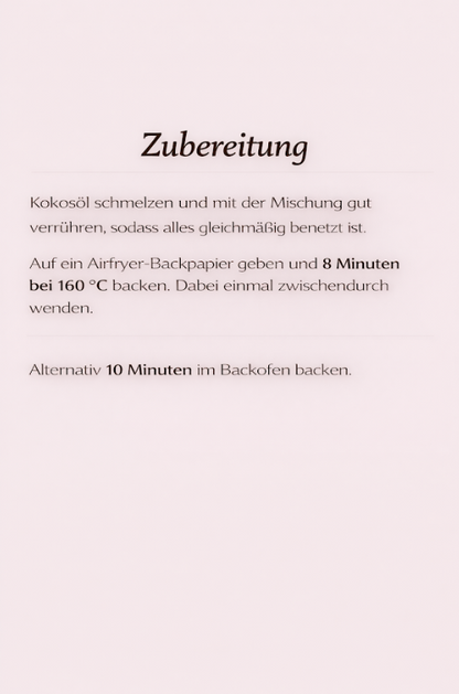 10 Minuten Airfryer Frühstücks-Granola - glutenfreie Mischung